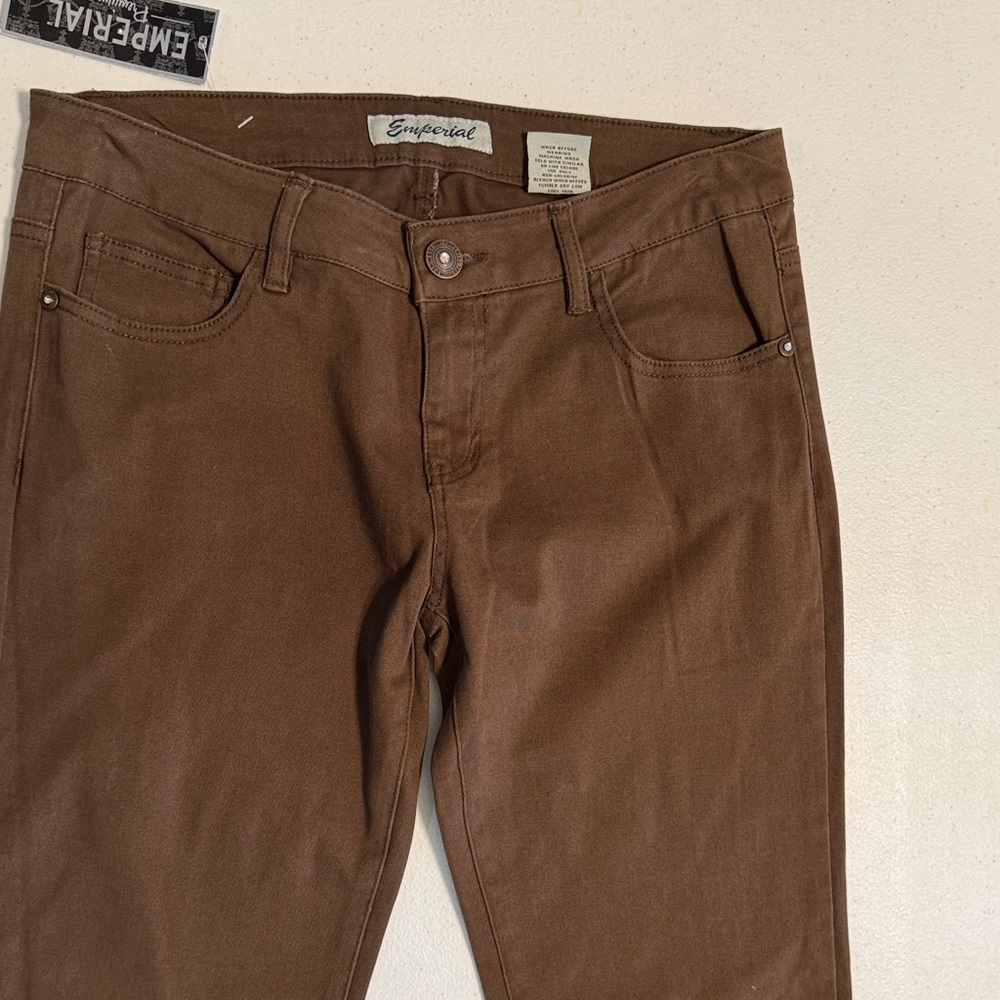 Emperial Women's Brown Skinny Jeans